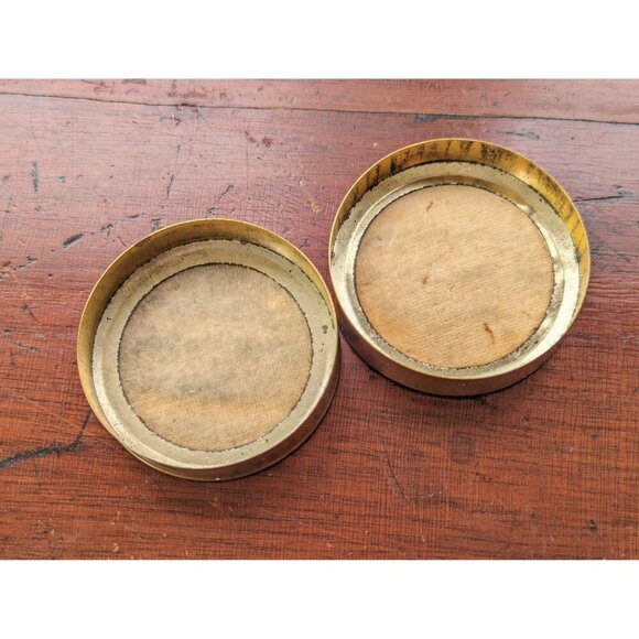 Spectacular brass art nouveau cufflink box, studs and links box, steampunk - Picture 9 of 10